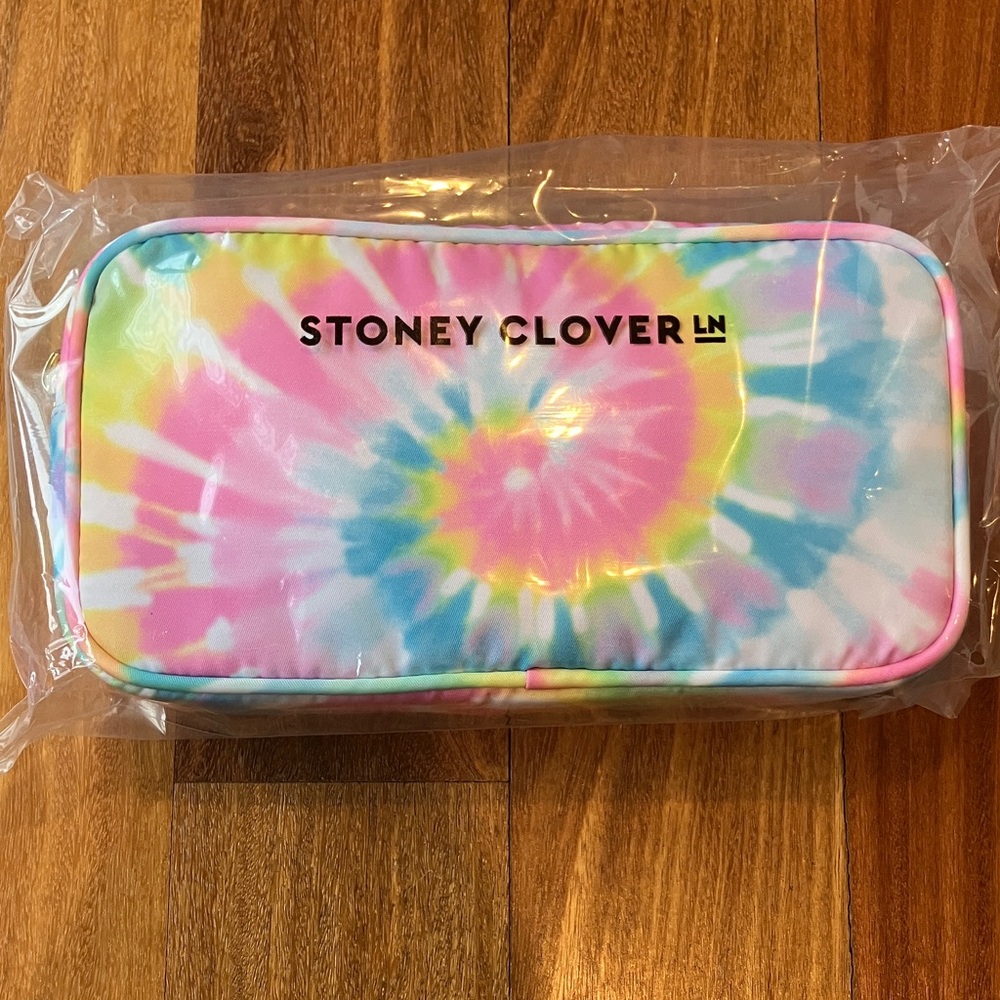 Stoney Clover Lane Pastel Tie-Dye Small Pouch